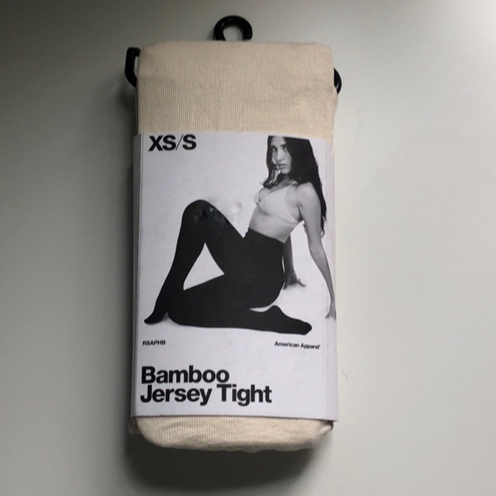 American Apparel Bamboo Jersey Tight Pearl Xs/S